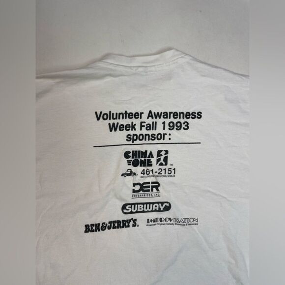 VINTAGE Plant Seeds For A Better Future Graphic T-Shirt Men XL 90s Single Stitch - Picture 6 of 9